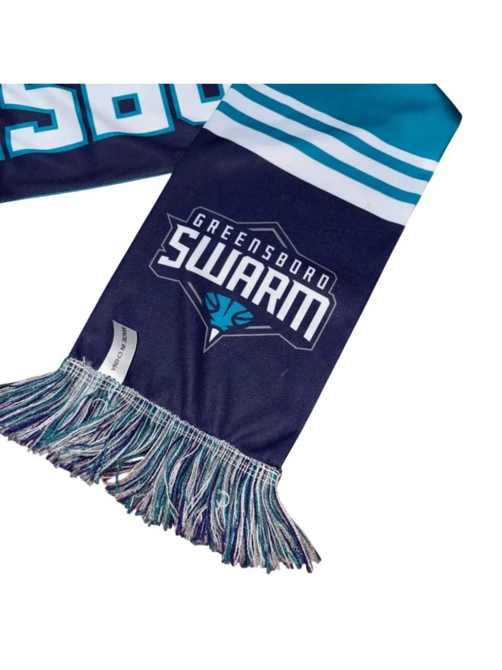 NBA G-Leaugue Greesnboro Swarm Adult (non-knit) Scarf-60 in-GUC